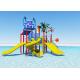 Commercial Large Outdoor Water Park Slide Playground Equipment For Holiday Villa