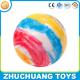 35cm large hollow colored plastic inflatable rainbow balls