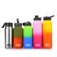 18oz/32oz/40oz Sport Water Bottle Double Wall Stainless Steel Insulated Drink Bottle Flip Lid With Handle