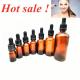 Essential Oil Packaging 1OZ 2OZ 20ml 30ml 50ml Amber essential oil serum Glass Dropper Bottle with Childproof Cap