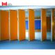 MDF Board Wooden Decorative Partition Wall 95mm Movable Office Dividers