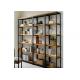 5 Tiers Heavy Duty Wall Mounted Display Case , Wooden Shelving Units Fashion Style For Showroom