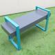 Factory Outlet Contemporary Solid Wood Steel Bench Simple Design Park Bench