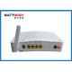 White 1 VOIP GPON ONU Fiber To The Home Router Support Port Speed Limitation
