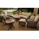 Rattan Conservatory Furniture , Resin Wicker Luxury Home Sofa Set