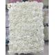 UVG 5ft white artificial flower wall with silk hydrangea and rose for wedding decoration CHR1101