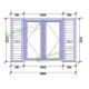 Aluminum Glass Louvered windows With Insect Screens,Hurricane-proof Louvered windows,Jalousie louver, vent louvers