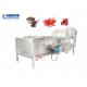 Brush Type Industrial Vegetable Washer , Carrot  / Apple Washing Machine 500-2000kg/H Output
