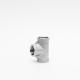 Pipeline Connections Stainless Steel Screwed Pipe Fittings Threaded Equal Tee BSPT NPT