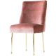 Pink velvet fabric upholstered wedding chairs supplier privide event design chairs and party hire price