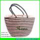 LUDA nice handbags latest designer wheat straw totes with top lace