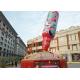 Red Color Customized Shopping Centre Decorations Fiberglass Beer Bottle Statue