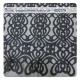 Eco - Friendly Customized Embroidered Fabric Lace Polyester Textiles 130cm Width