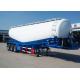 TITAN VEHICLE 3 axle bulk cement trailer diesel engine with air compressors