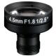 1/2.5 4.5mm 2Megapixel F1.8 M12x0.5 Mount Non-Distortion IR Board Lens