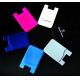 silicone smart card wallet 3m sticky, silicone cell phone holder, place card holder
