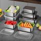 Classic Stainless Steel Freezer Containers Food Storage Multiple Capacity ODM