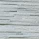 Snow White Marble Pencil Thin Stone Veneer For Wall Cladding Wear Resistant