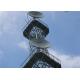 70m Self Supporting Lattice Tower , Telecommunication Lattice Cell Phone Tower