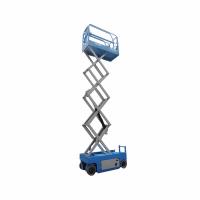 Self Propelled Electric Scissor Lift , Electric Hydraulic Lift JIC12m For Warehouse