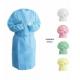 Infection Control Level 2 Fluid Resistant Isolation Ppe Gown With Elastic Cuff