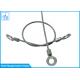 High Tensile Galvanise Wire Rope Ends Eye & Sling Safety Lanyard Tool