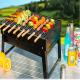 High Quality  Easy carry portable garden Tabletop charcoal bbq grill for 3 people