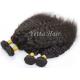 Fashionable Kinky Straight Peruvian Human Hair Weave for Black Women