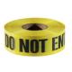 Caution Warning DANGER Tape Caution Tape Roll 3-Inch Non-Adhesive Sharp Red Color Warning Tape,Safety Caution PVC Materi