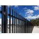 garrison security fencing panels 2.1m*2.4m black powder coated interpon Akzo Nobel powder rail 45mm x 45mm