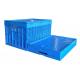 Hard Folding Plastic Storage Crate / Ventilated Eggs Square Plastic Crates