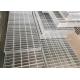 Hot Dip Galvanized Steel Walkway Grating 6mm Thickness Anti Theft