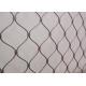 Knotted Tensile Rhombus Flexible Stainless Steel Cable Mesh 7*7 7*19