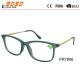 2019 new design reading glasses with metal temple,suitable for men and women