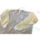 Ultrasonic Sewing Yellow Isolation Gowns , Isolation Waterproof Disposable Lab Gown