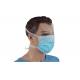 3 Ply Blue Adult Face Mask Shield Nonwoven Clean Surgery Use Eco Friendly