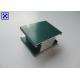 Small Size Green Powder Coated Aluminum Door Profiles For Outdoor Installation
