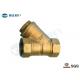 Industrial Brass Y Strainer Valve , BSP / NPT Threaded Y Type Strainer