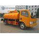 Elliptical Shaped 5000L 112hp Dongfeng Sanitation Truck For City Planning