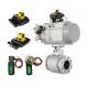 Control Valve With Pneumatic Actuator And Asco 8210G Solenoid Valve And Westlock 2200 Limit Switches