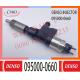 Diesel Fuel Injector 095000-0660 8982843930 8-98284393-0 for ISUZU 4HK1/6HK1 Engine