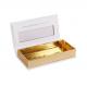 Cosmetic UV Printing Biodegradable Packaging Box Fancy Luxurious Gold Cardboard Paper