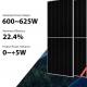 600W 605W JA Solar Panel 610W 615W 620W 625W Mono Perc Half Cut Solar Panel