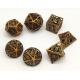 Multipurpose Resin Polyhedral Dice Moistureproof Hand Polished