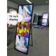 Floor Standing Foldable Slim Full Screen LCD Advertising Kiosk