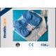 Biodegradable Disposable Surgical Gowns Medical Apparel With 4 Waist Belts Blue