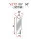 YS72 88 Degrees Press Brake Die Full Body Heat Treatment Brake Dies 835mm Length