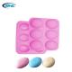 Food Grade 6 Cavity Silicone Soap Molds New Design Customize