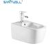 SWJ0231 Bathroom WC pan White Wall Hung Bidet 510*350*320 mm size , Floor mounted bidet