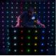DJ Booth Backdrop RGB Twinkling Party Cloth LED starlit Curtain for Nightclub Stage